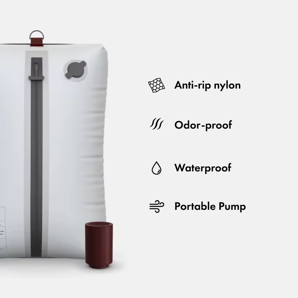 Sac de voyage sous vide