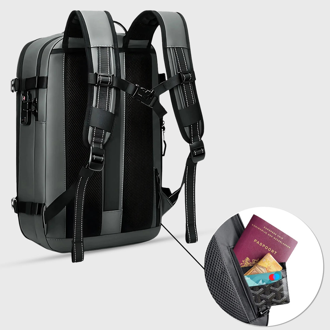 Reiserucksack | Wasserdichter und erweiterbarer Rucksack